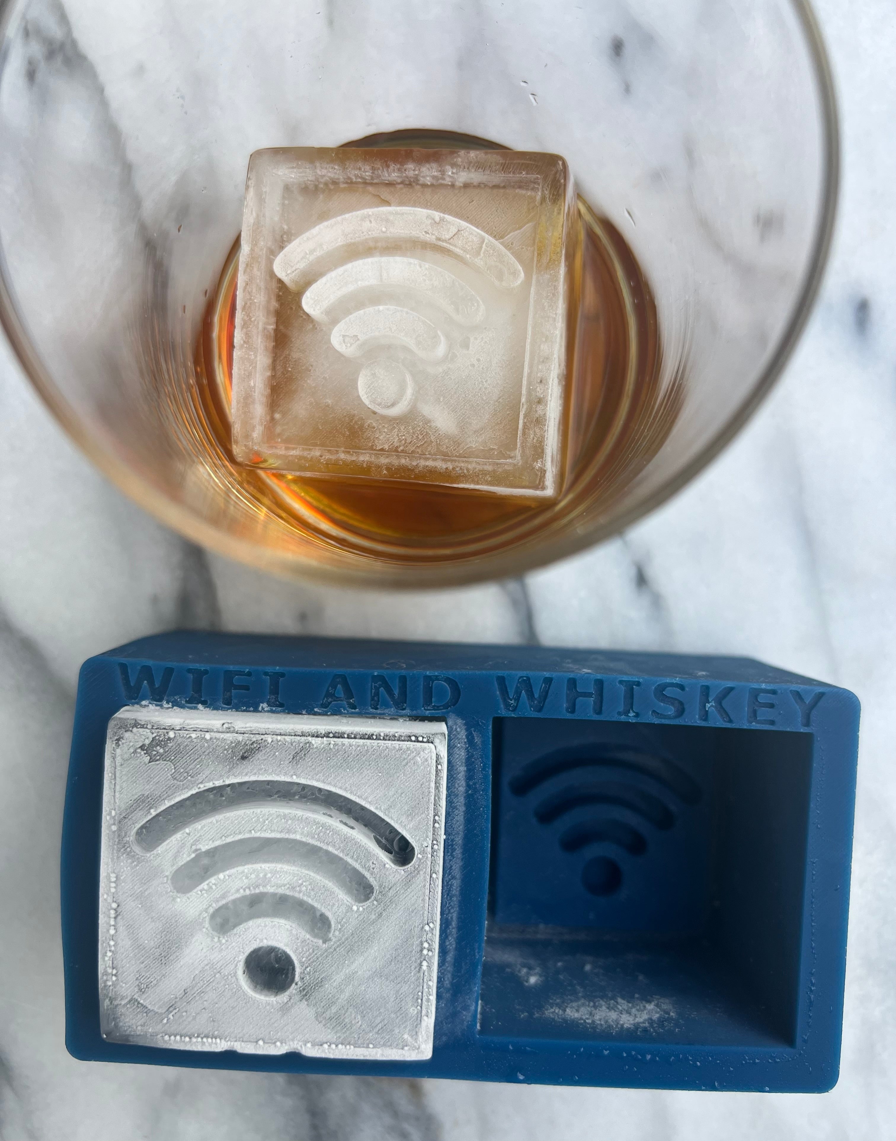 Wifi And Whiskey Ice Mold