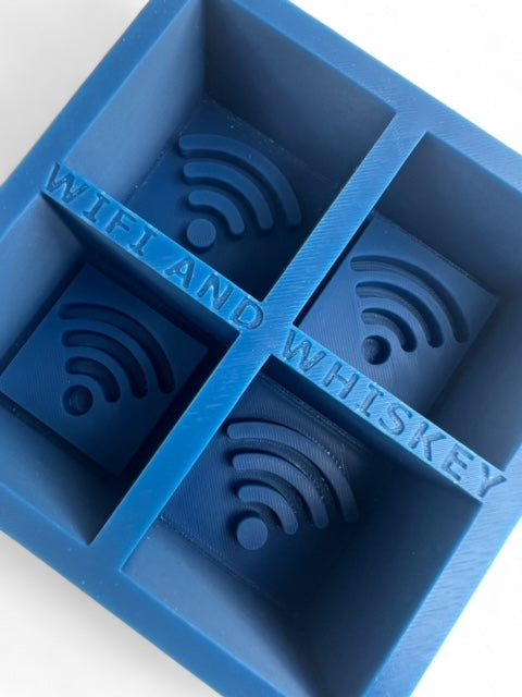 Wifi And Whiskey Ice Mold